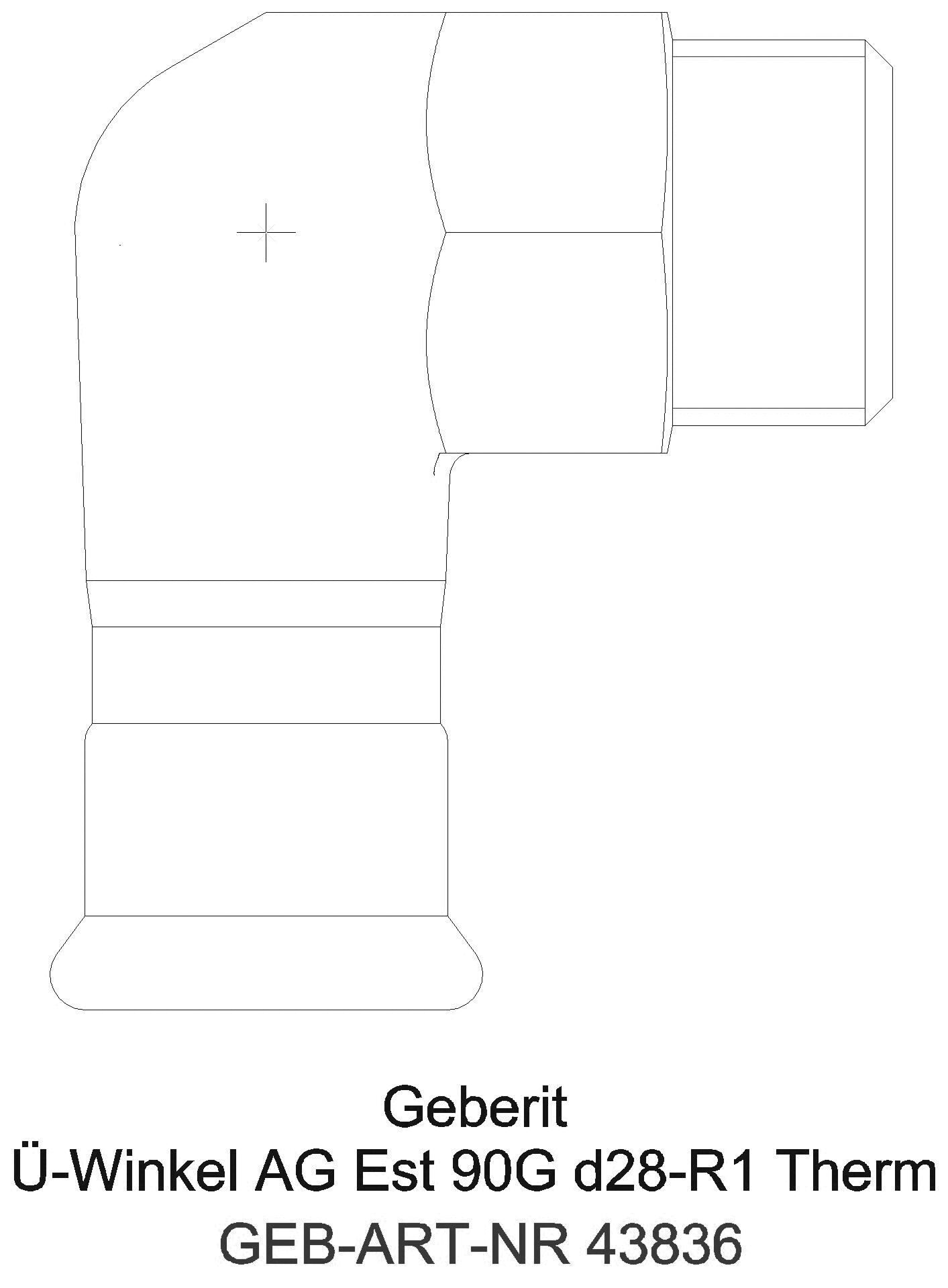 GE Mapress Therm Übergangswinkel 90Gr mit AG d22-R3/4_43836_l
