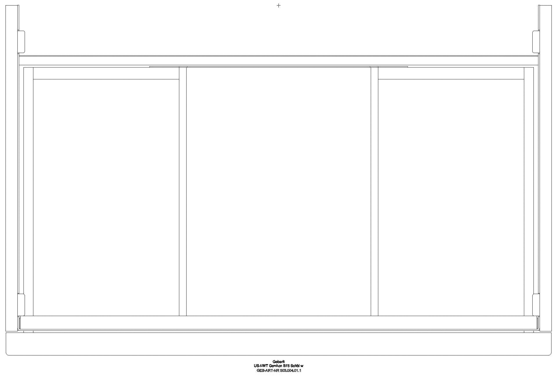 Acanto US für WT B:75cm, 1 Schubl. 1 i.Schubl., weiß hgl._503004011_g