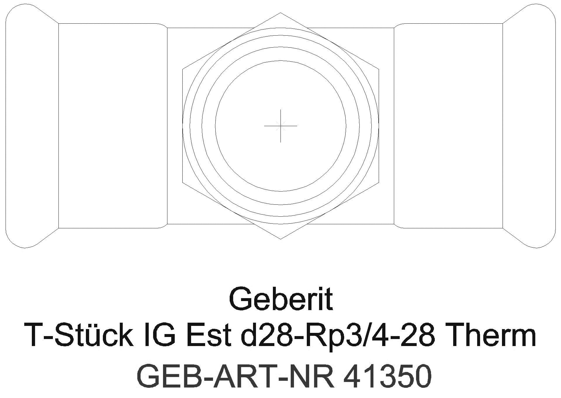 GE Mapress Therm T-Stück mit IG d108-Rp3/4-108_41350_g