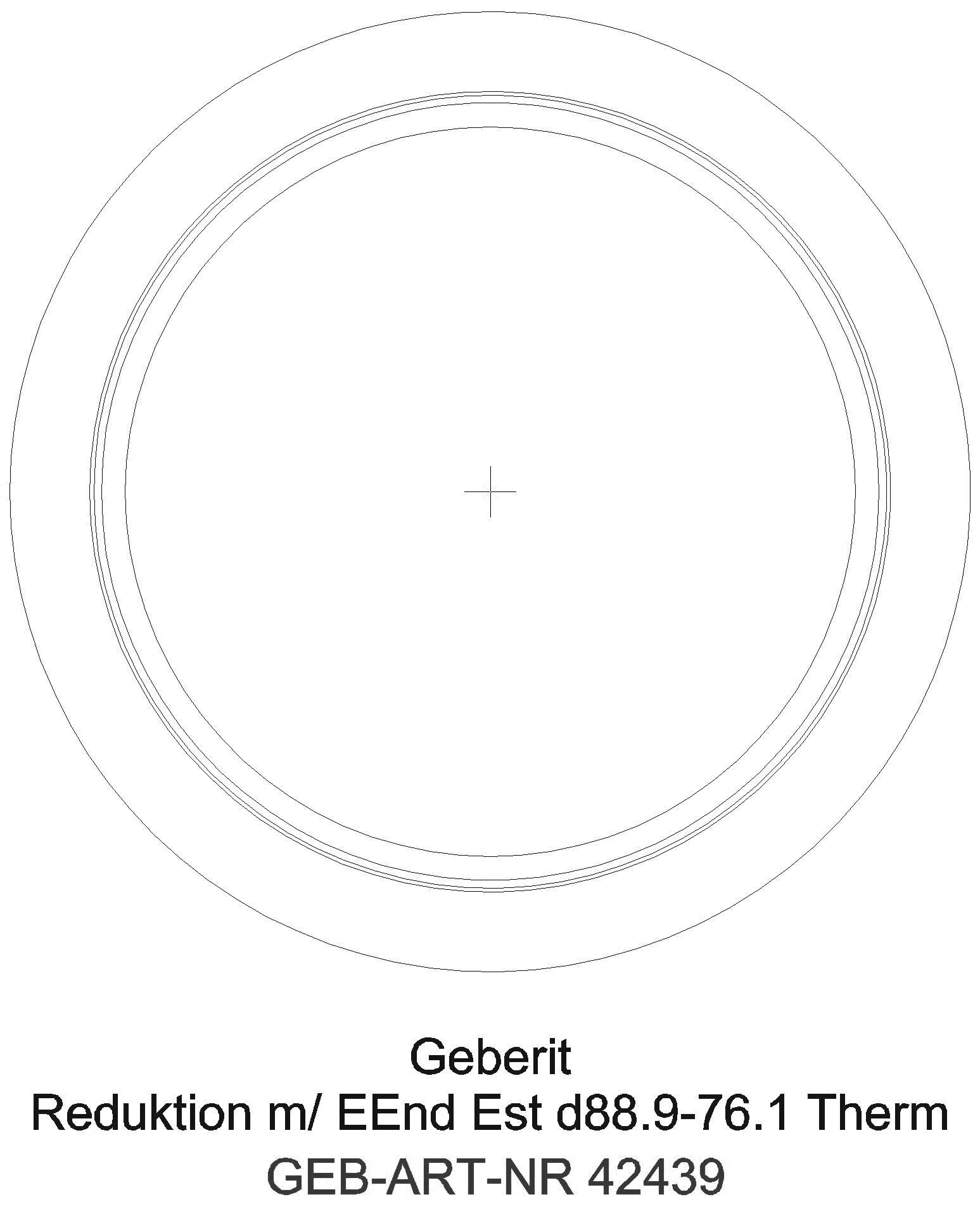 Geberit - GE Mapress Therm Reduktion mit Einschubende d88,9-54_42439_a