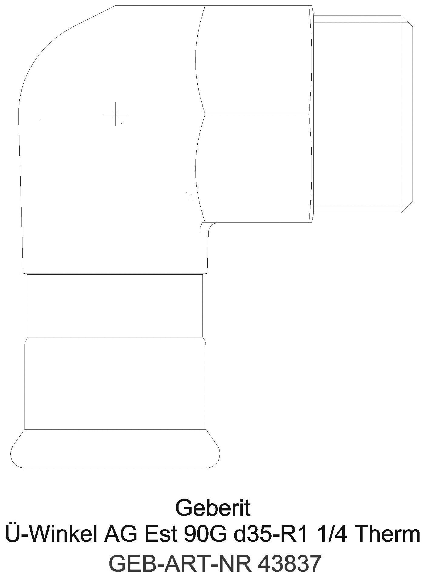 GE Mapress Therm Übergangswinkel 90Gr mit AG d28-R1_43837_l