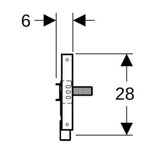 GE Duofix Traverse Geberit - GE Duofix Traverse