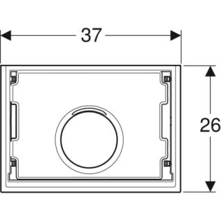 GE ONE Waschtisch Fertigbauset Geberit - GE ONE Waschtisch Fertigbauset