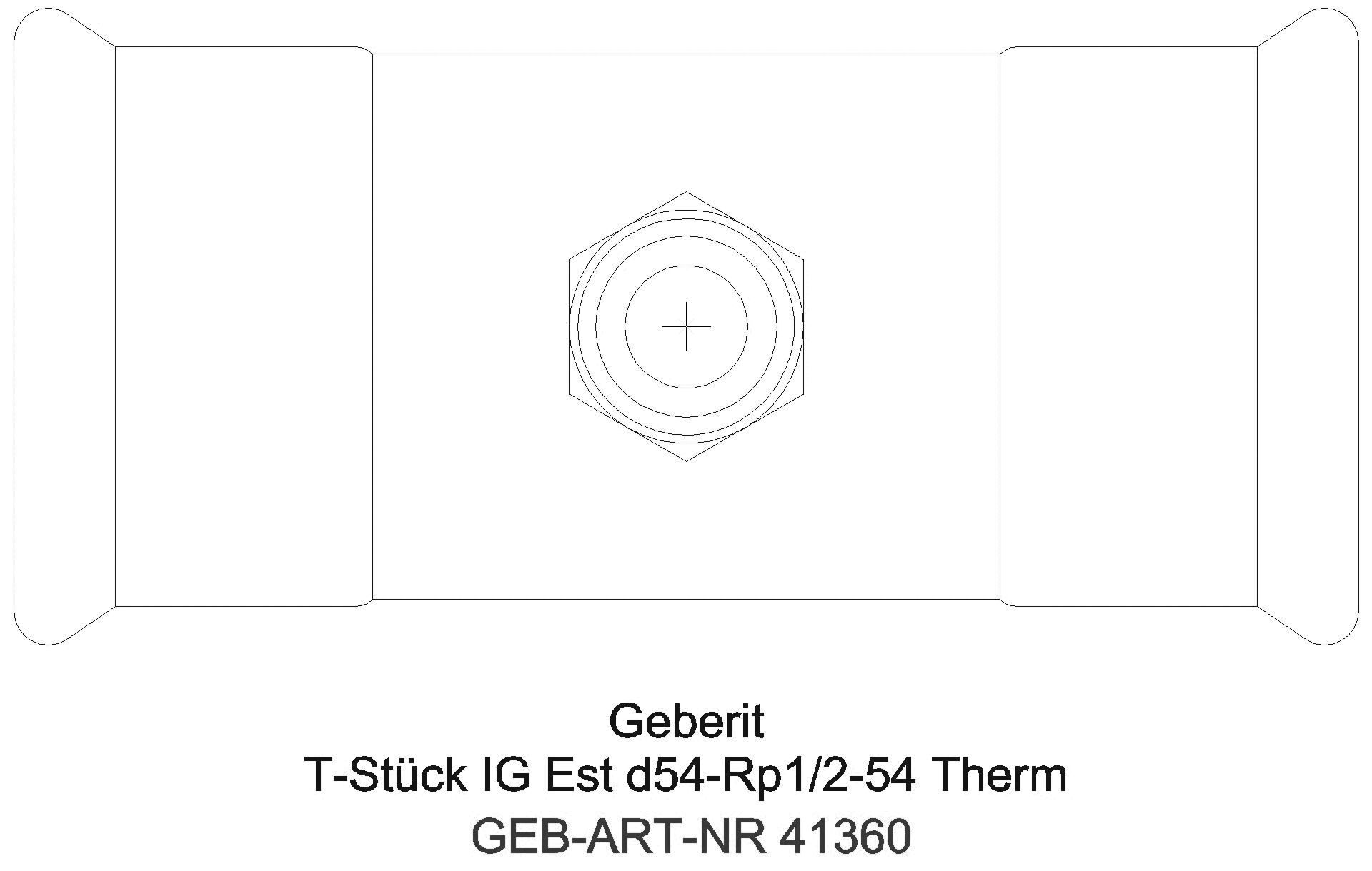 GE Mapress Therm T-Stück mit IG d28-Rp3/4-28_41360_g
