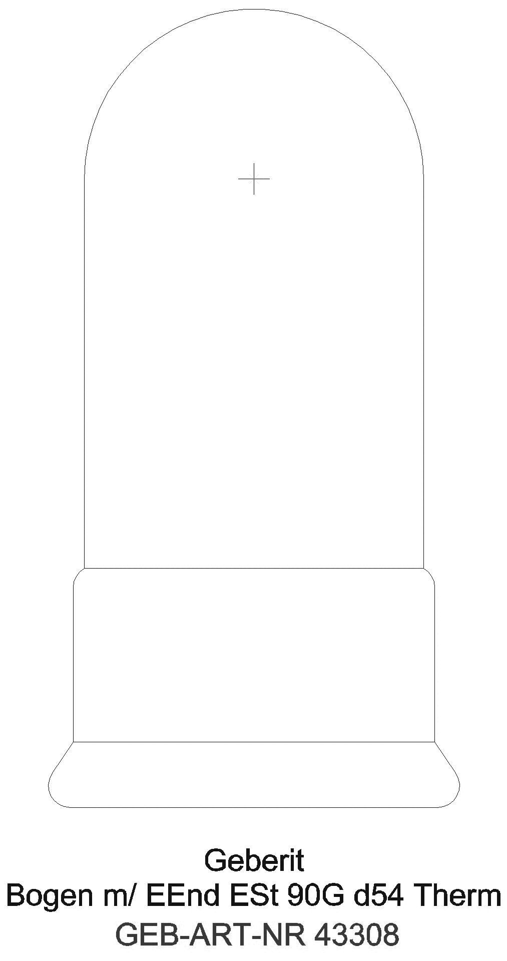 GE Mapress Therm Bogen 90Gr d54 mit Einschubende_43308_g