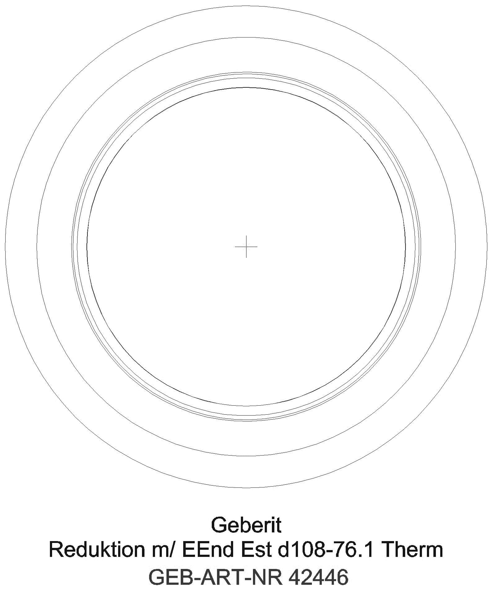 Geberit - GE Mapress Therm Reduktion mit Einschubende d88,9-76,1_42446_a