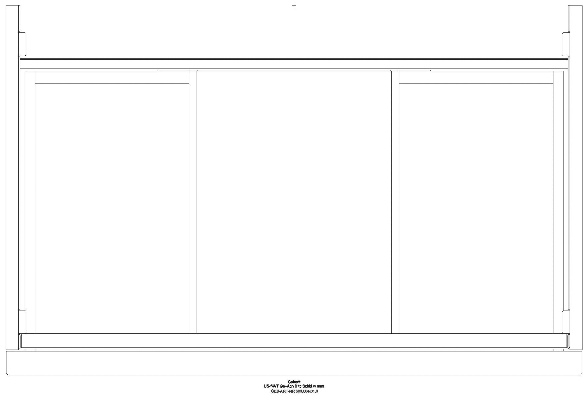 Acanto US für WT B:75cm, 1 Schubl. 1 i.Schubl., weiß matt_503004013_g