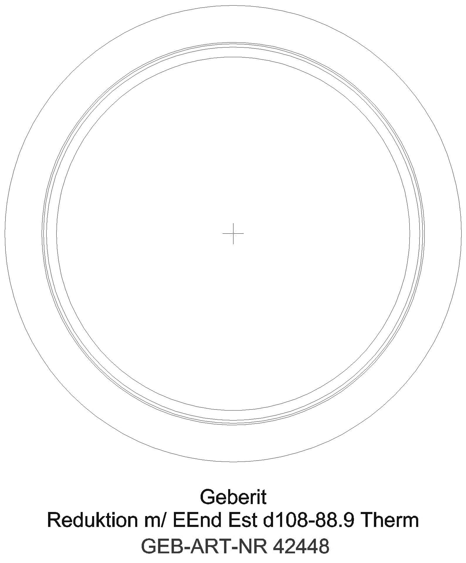 Geberit - GE Mapress Therm Reduktion mit Einschubende d108-76,1_42448_a