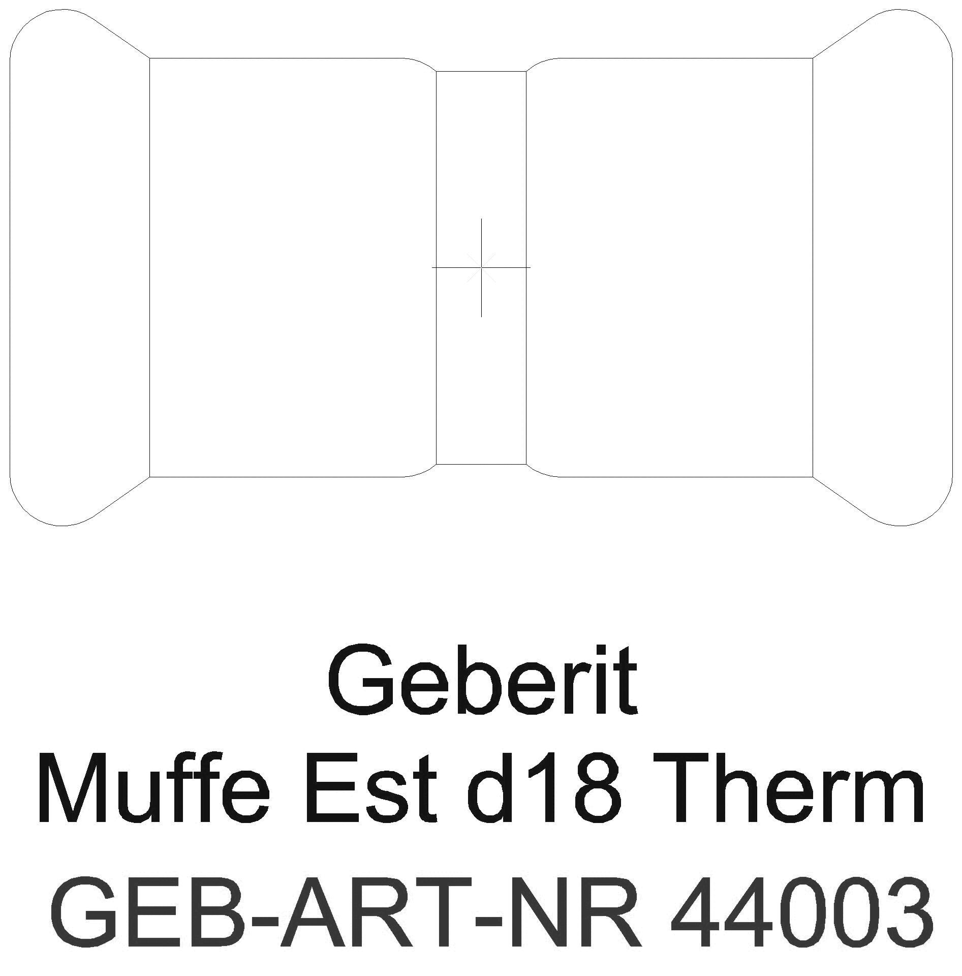 Geberit - GE Mapress Therm Muffe d18 _44003_l