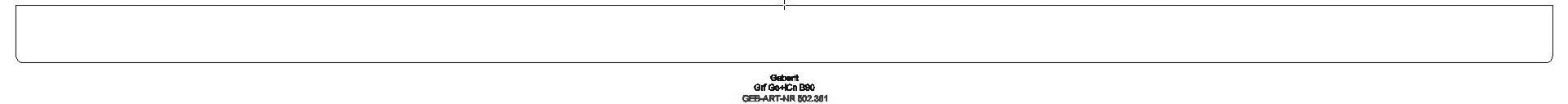 Geberit - Griff, B:90cm schwarz matt_502361141_g