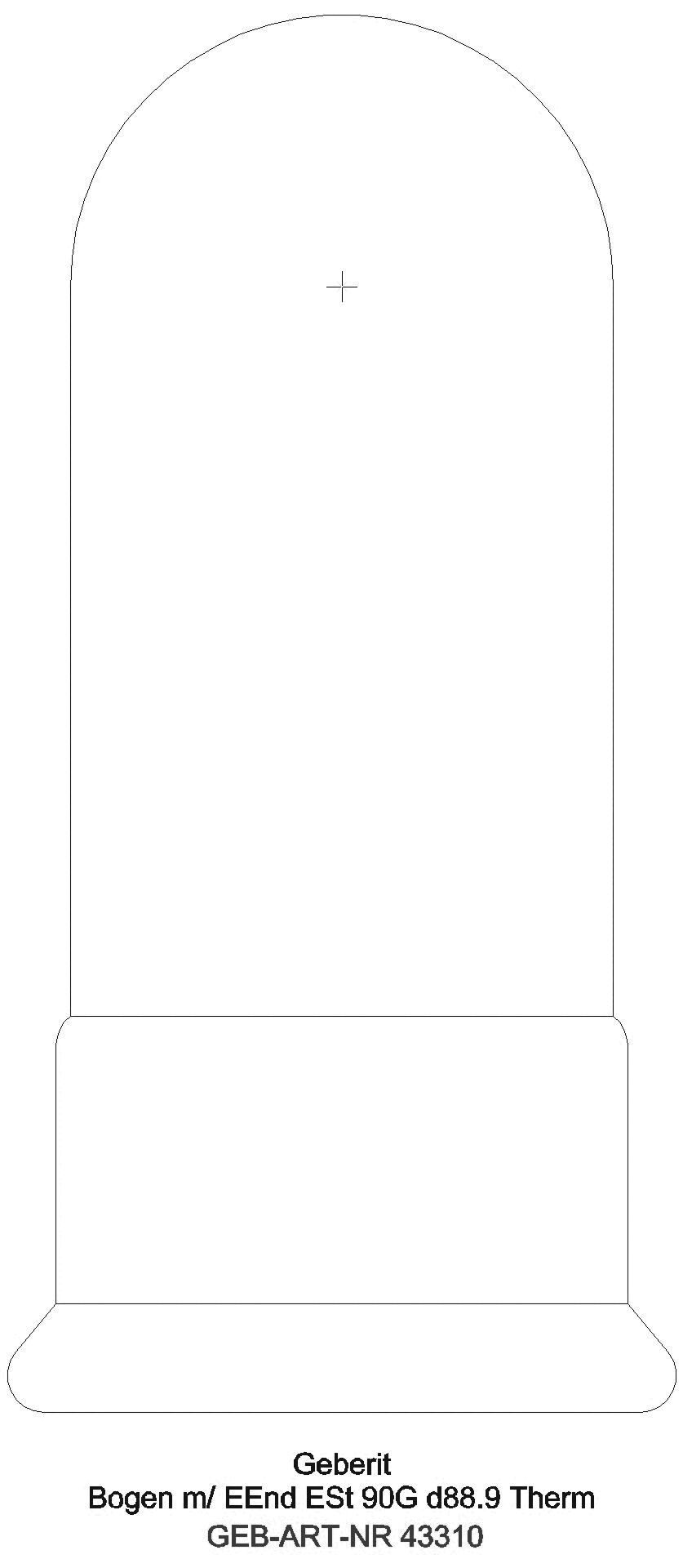 GE Mapress Therm Bogen 90Gr d88,9 mit Einschubende_43310_g