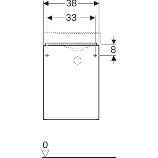 GE Xeno2 Unterschrank für Handwaschbecken Geberit - GE Xeno2 Unterschrank für Handwaschbecken