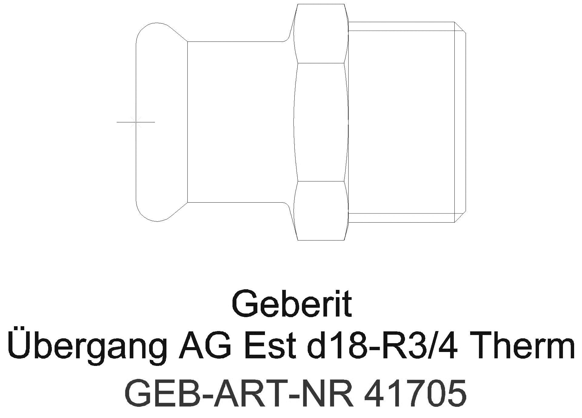 GE Mapress Therm Übergang mit AG d18-R1/2_41705_g
