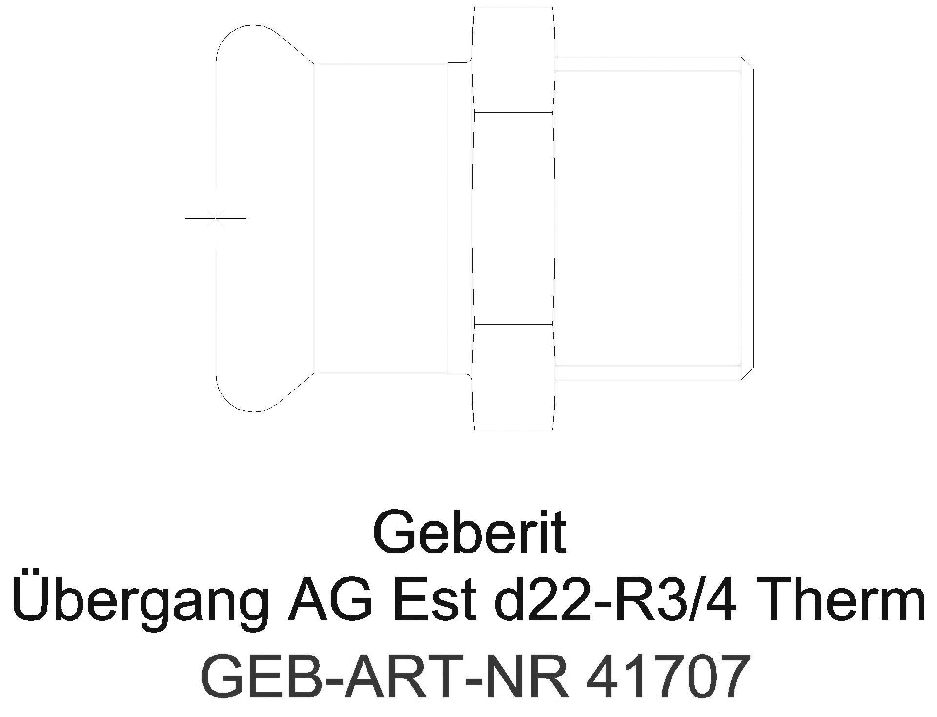 GE Mapress Therm Übergang mit AG d18-R3/4_41707_g