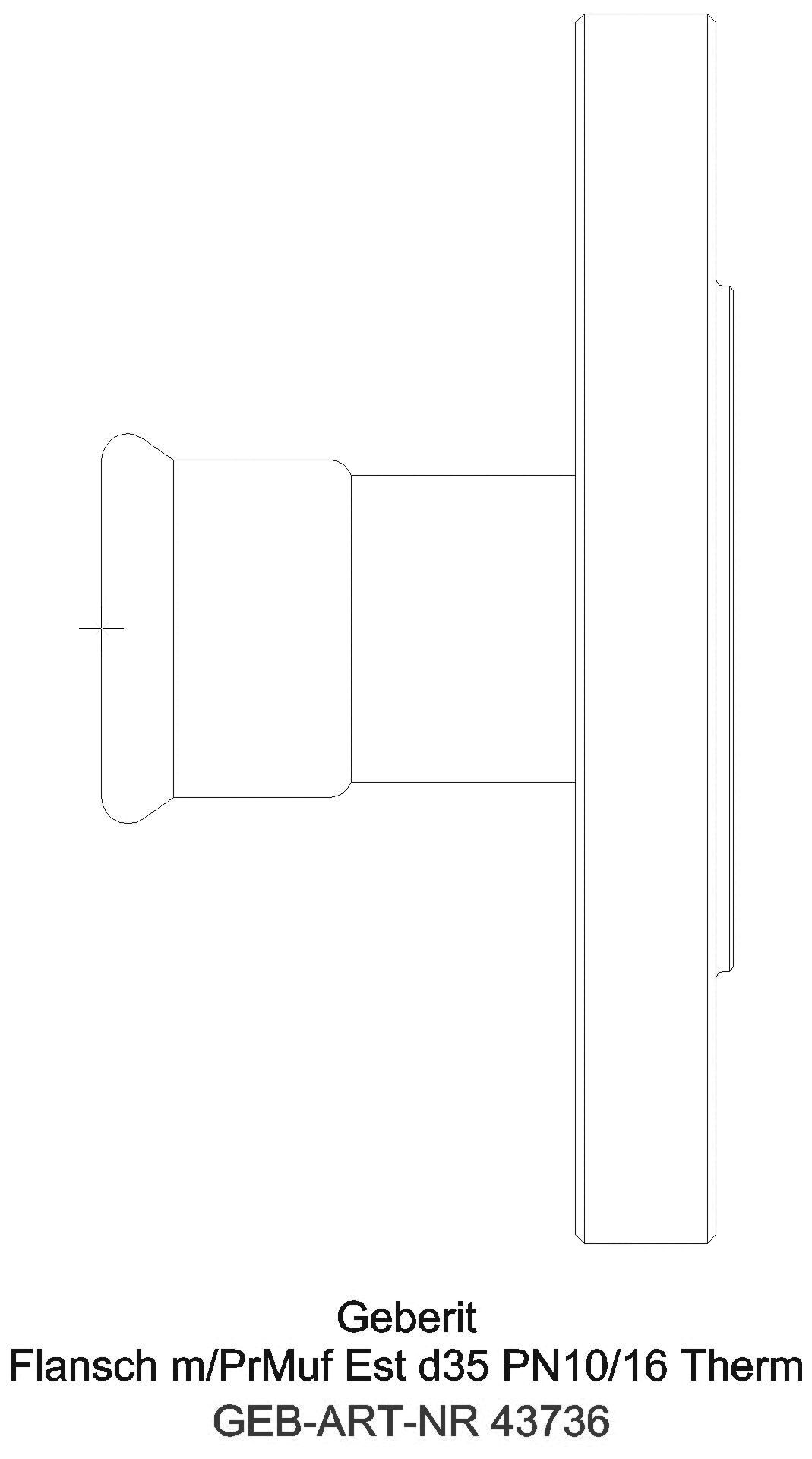 GE Mapress Therm Flansch PN 10/16 mit Einschubende_43736_g