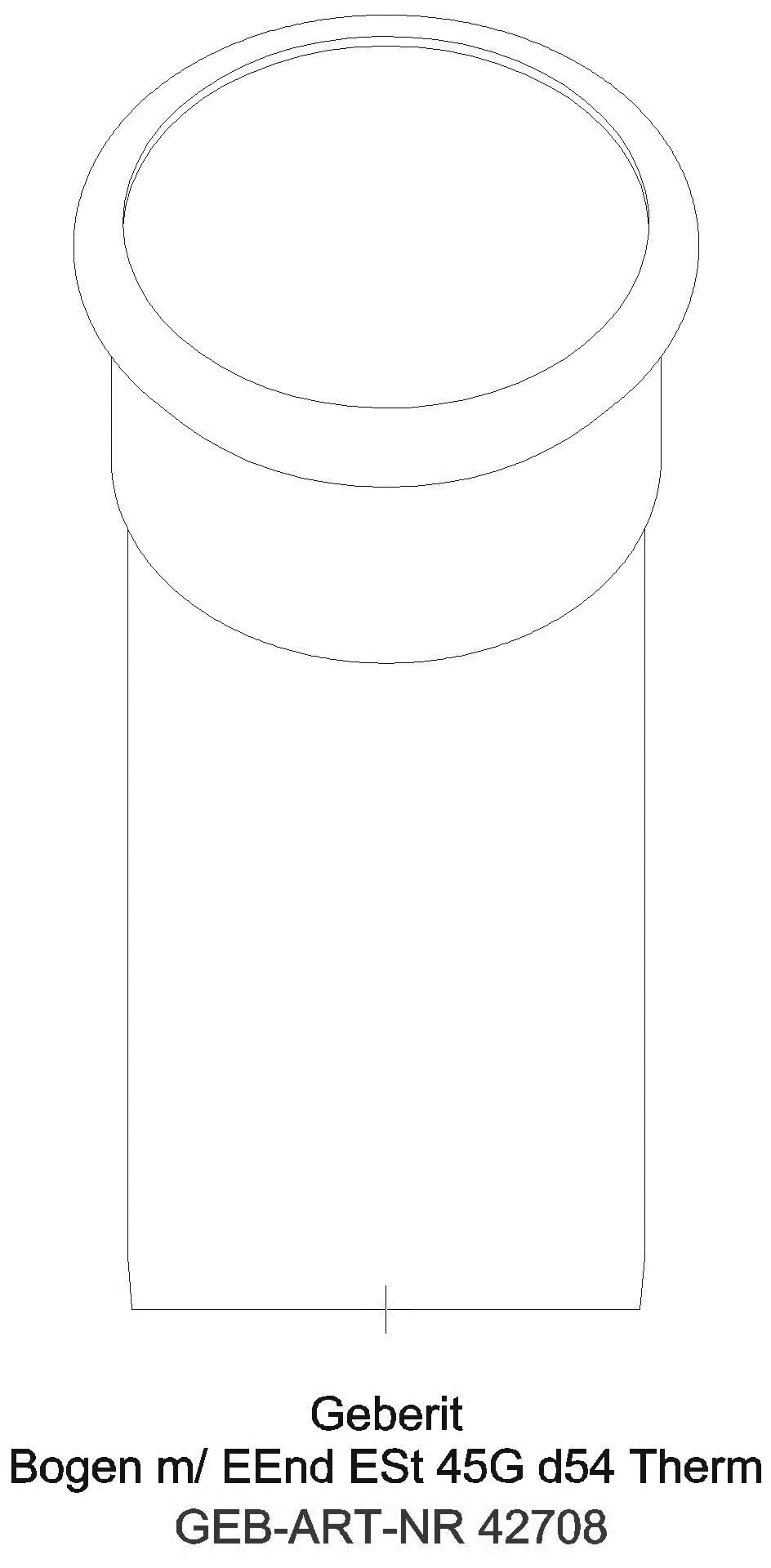 GE Mapress Therm Bogen 45Gr d54 mit Einschubende_42708_a