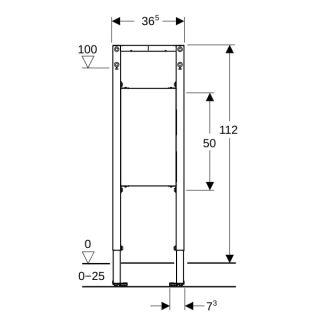Geberit - GE Duofix Element für Stütz-/Haltegriffe (GTIN: 4064746031182, HAN: 111790002)