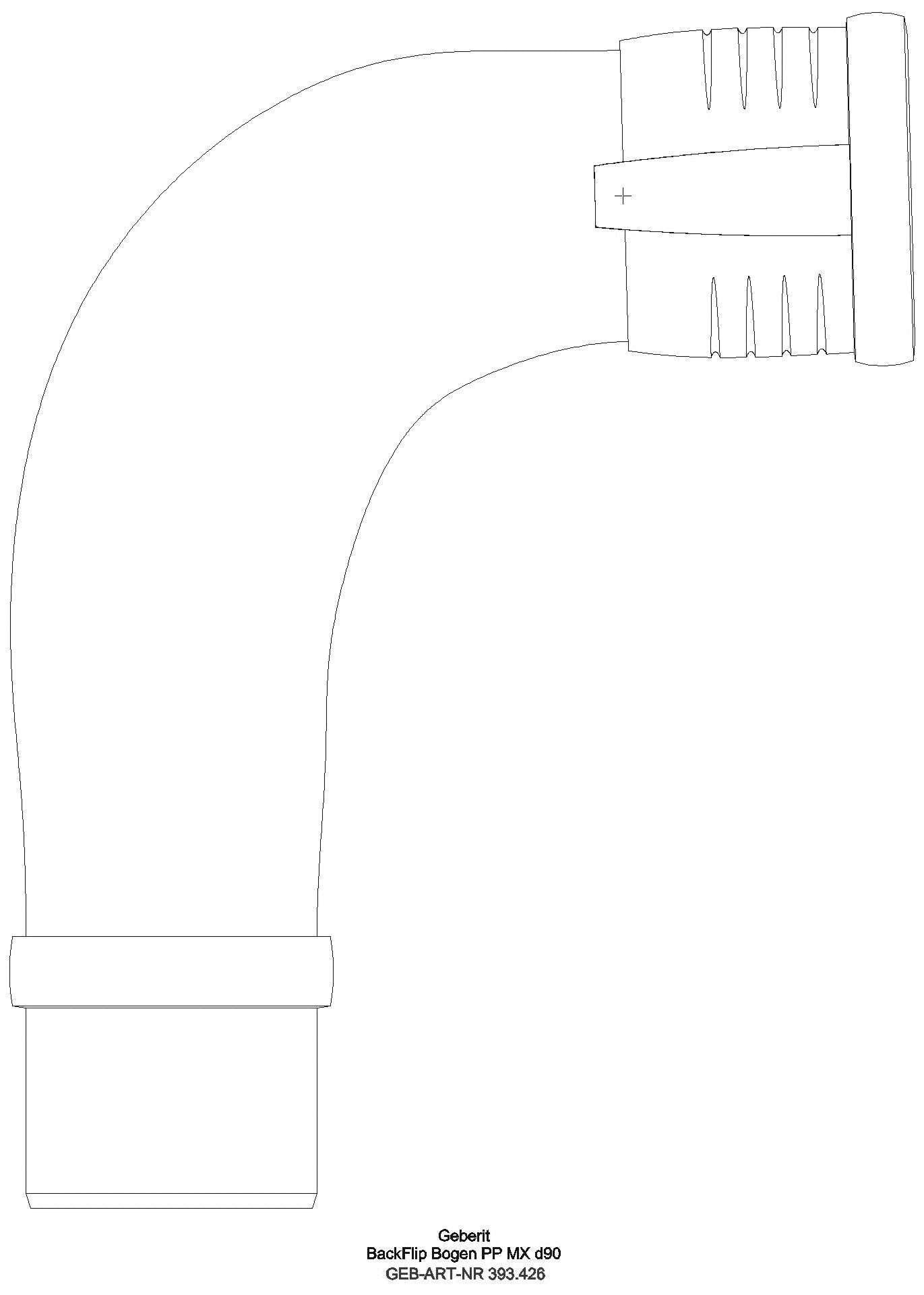 Geberit - GE Silent-Pro BackFlip Bogen MX d90_393426141_l