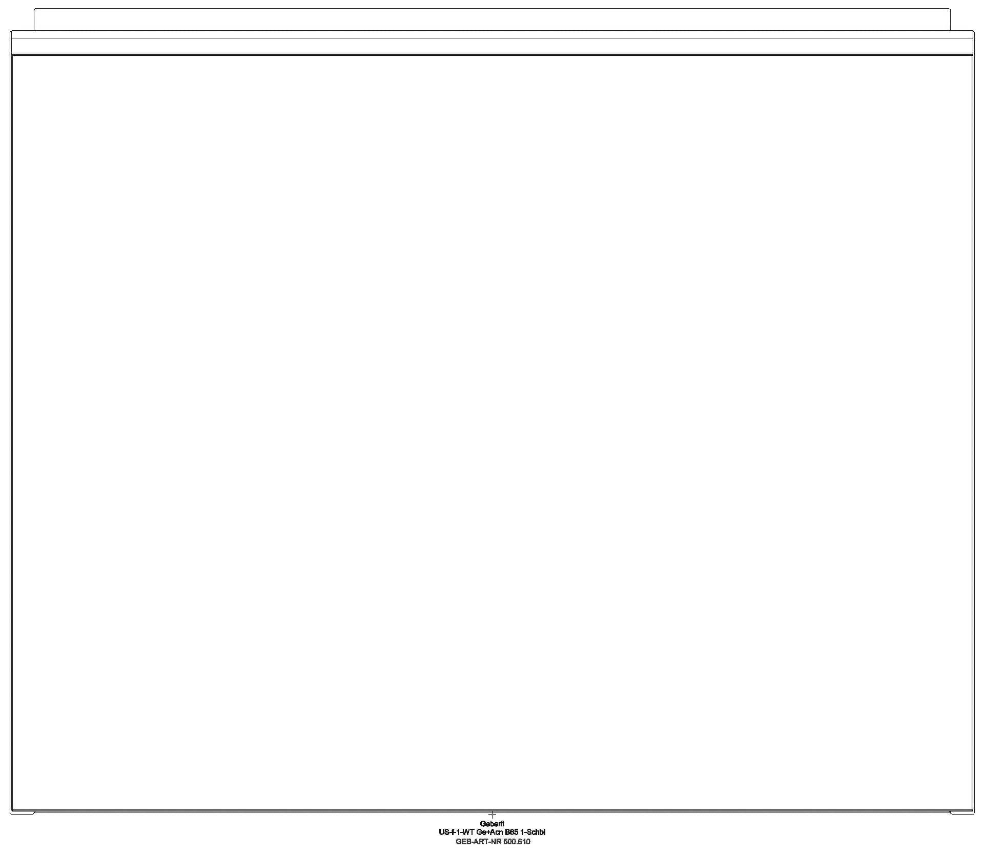 Geberit - Acanto Unterschrank für WT, 1 Schubl. 1 Innenschubl., 64x53,5x47,5cm, lava_ge2f_500610jk2_a