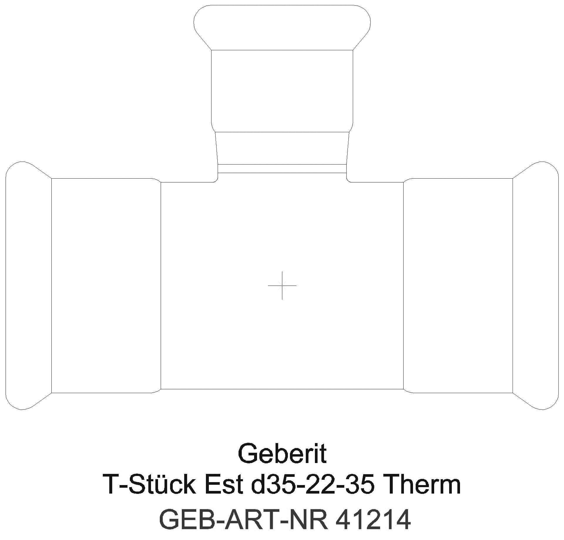 GE Mapress Therm T-Stück reduziert d35-18-35_41214_a