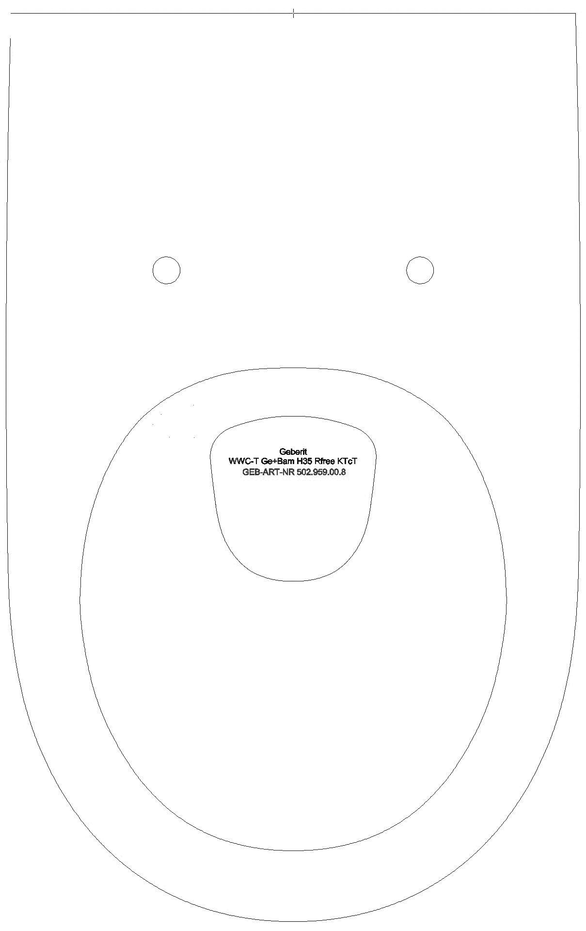 Bambini WWC für Kinder, Tiefspüler Rimfree, H:35cm, weiß, KeraTect_502959008_g