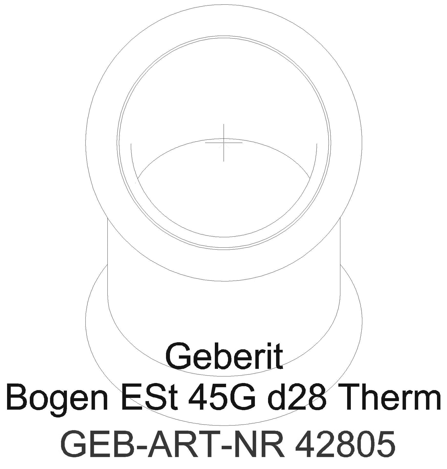 GE Mapress Therm Bogen 45Gr d28 _42805_a