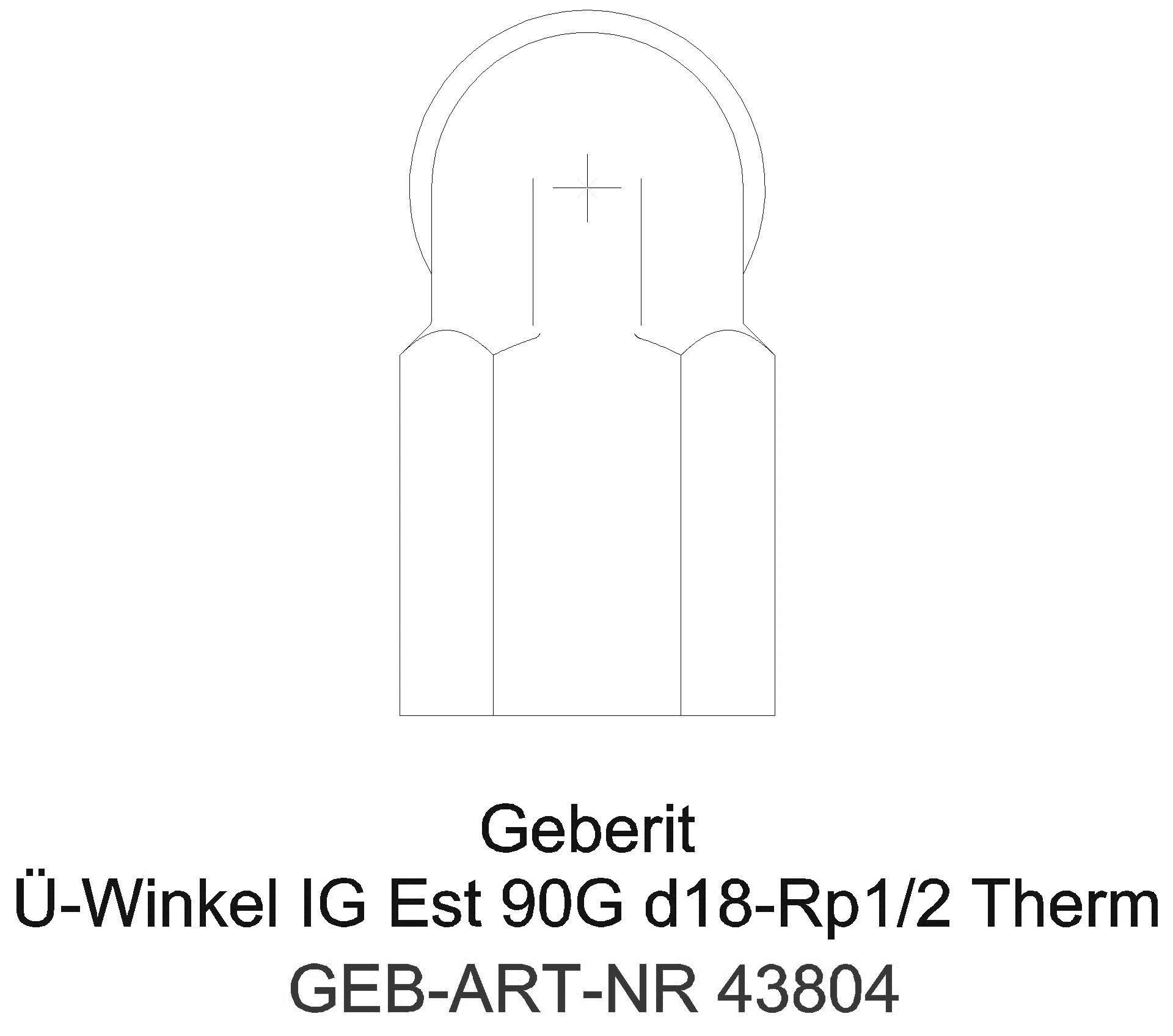 GE Mapress Therm Übergangswinkel 90Gr mit IG d15-Rp1/2_43804_g