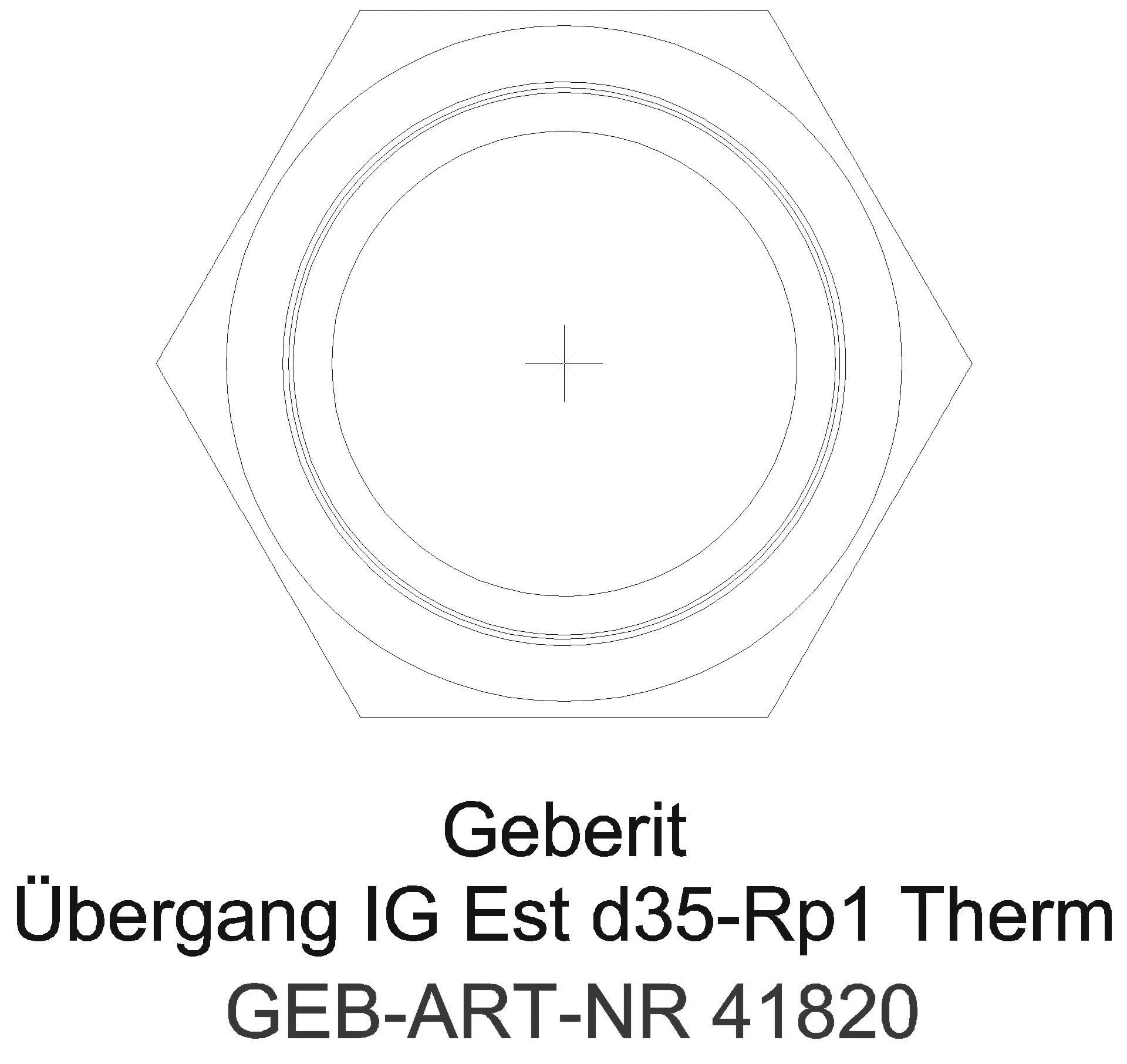 GE Mapress Therm Übergang mit IG d28-Rp3/4_41820_l
