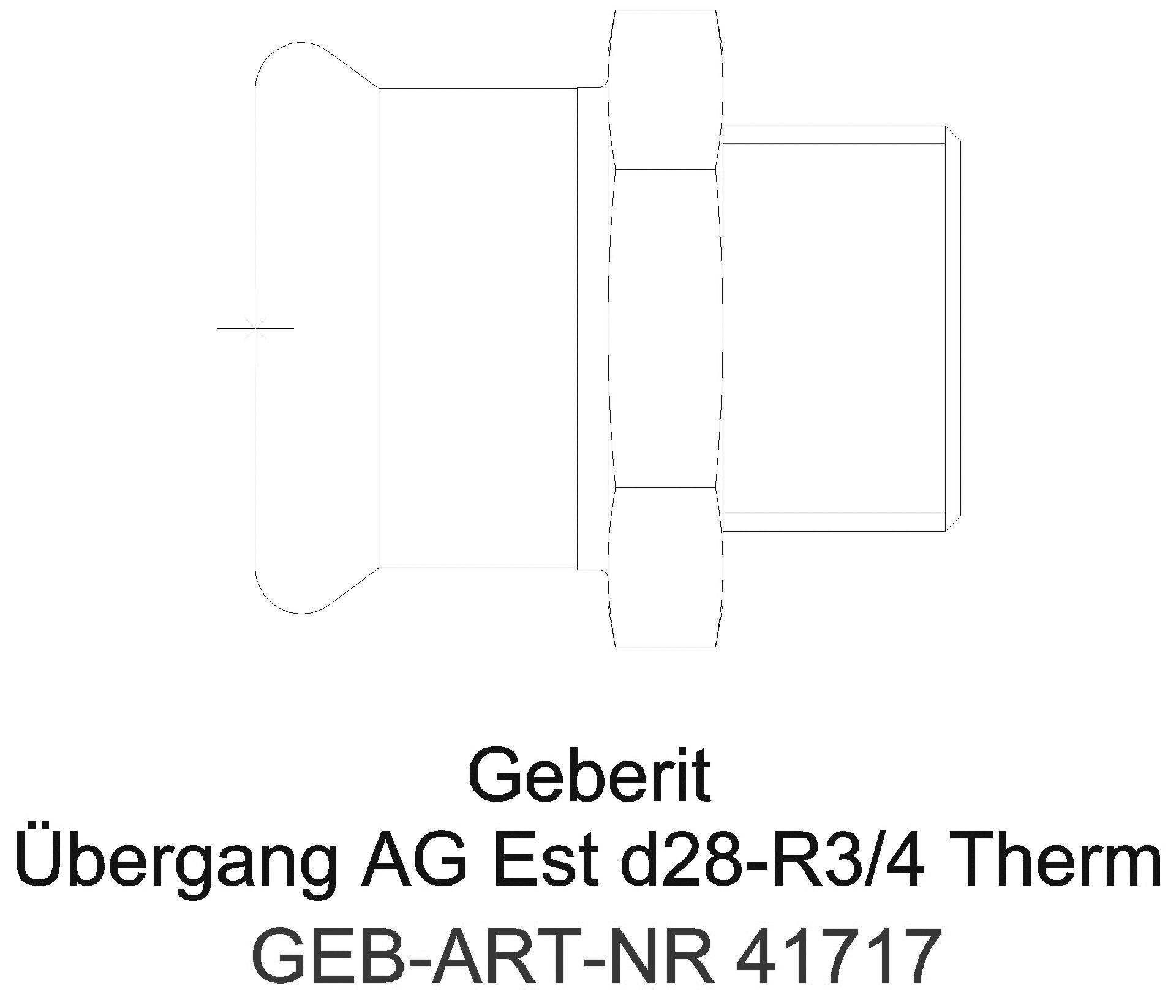 Geberit - GE Mapress Therm Übergang mit AG d22-R1_41717_g