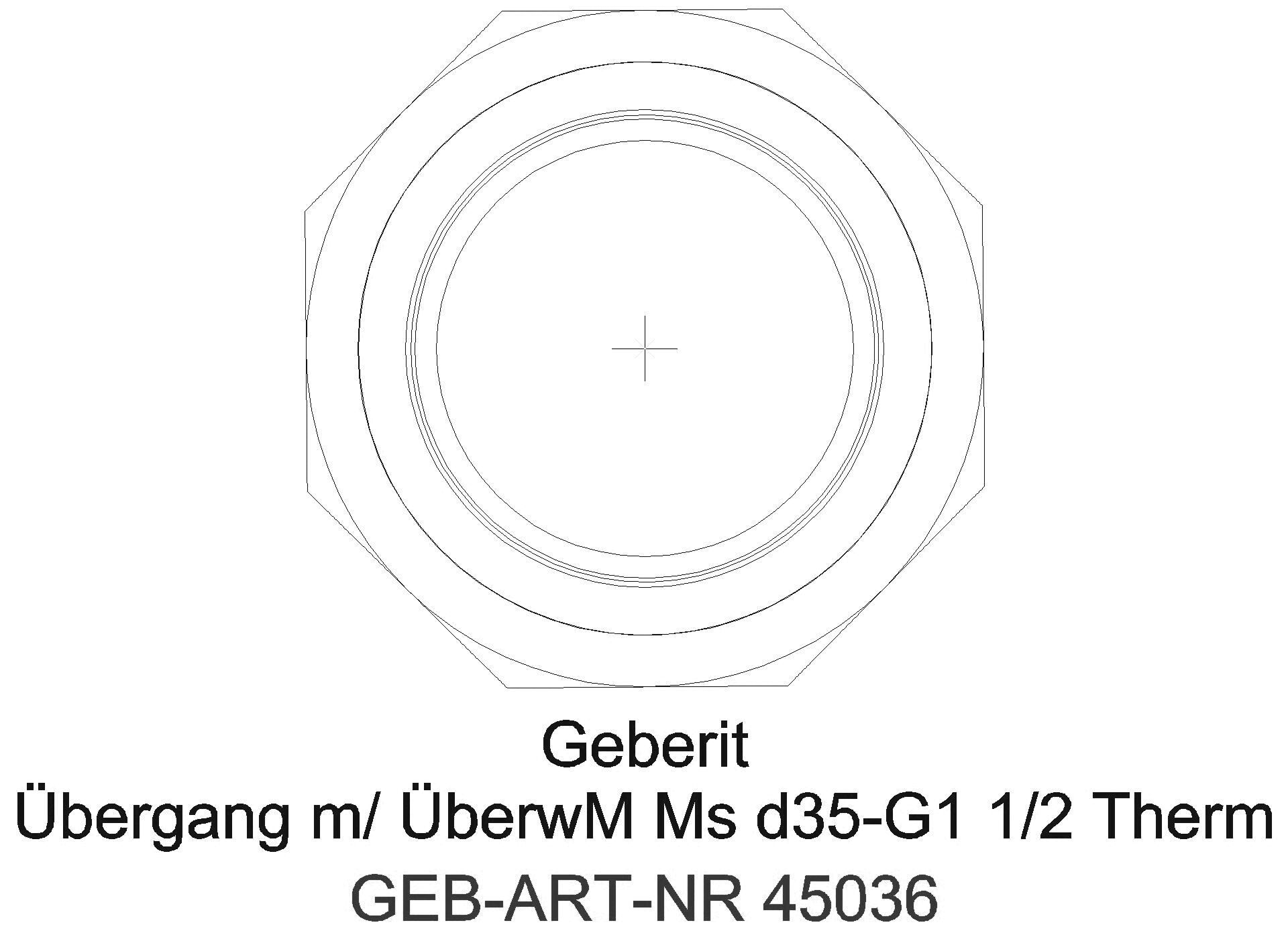 GE Mapress Therm Übergang mit Überwurfmutter d28-G1 1/4_45036_l