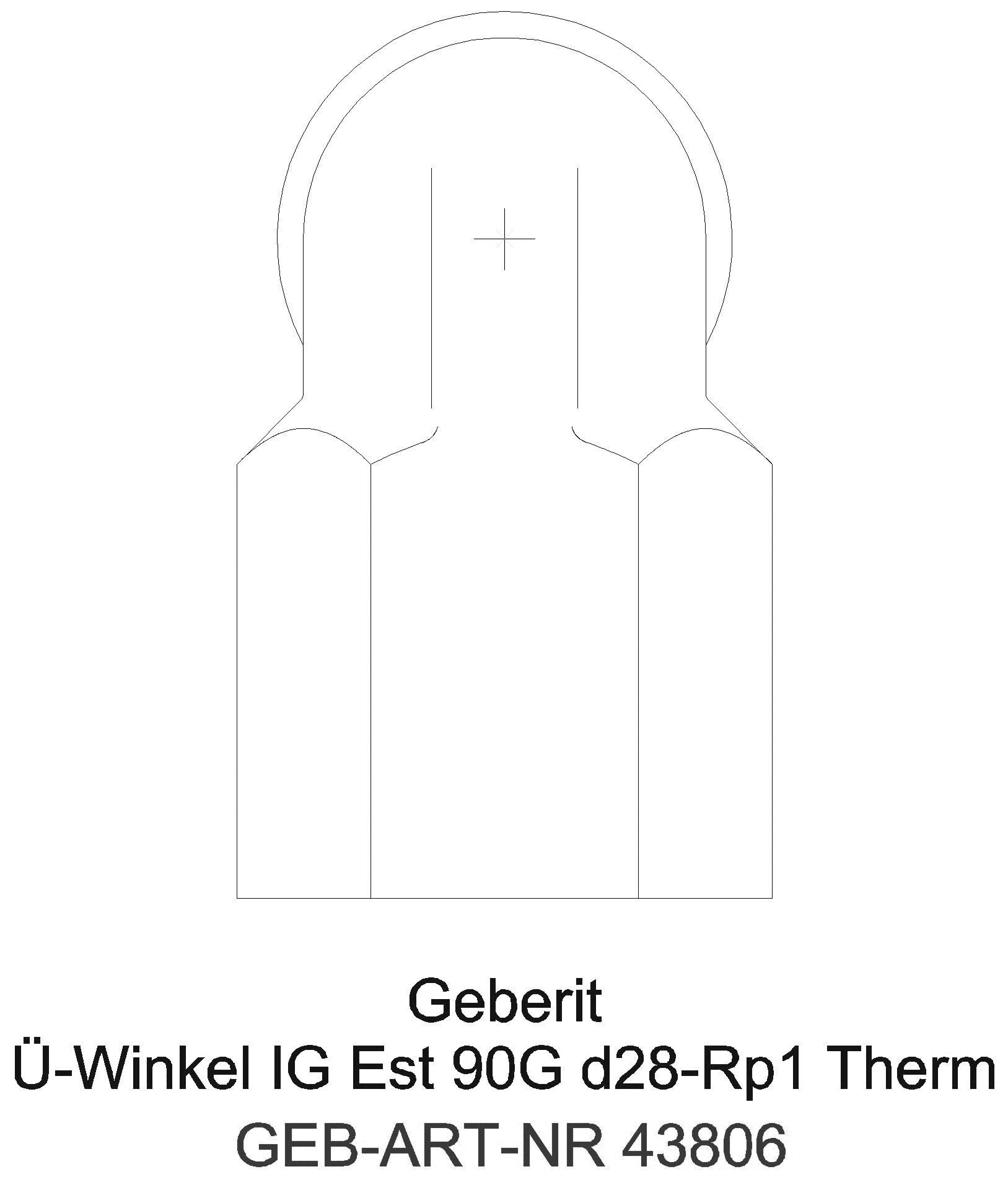 GE Mapress Therm Übergangswinkel 90Gr mit IG d22-Rp3/4_43806_g