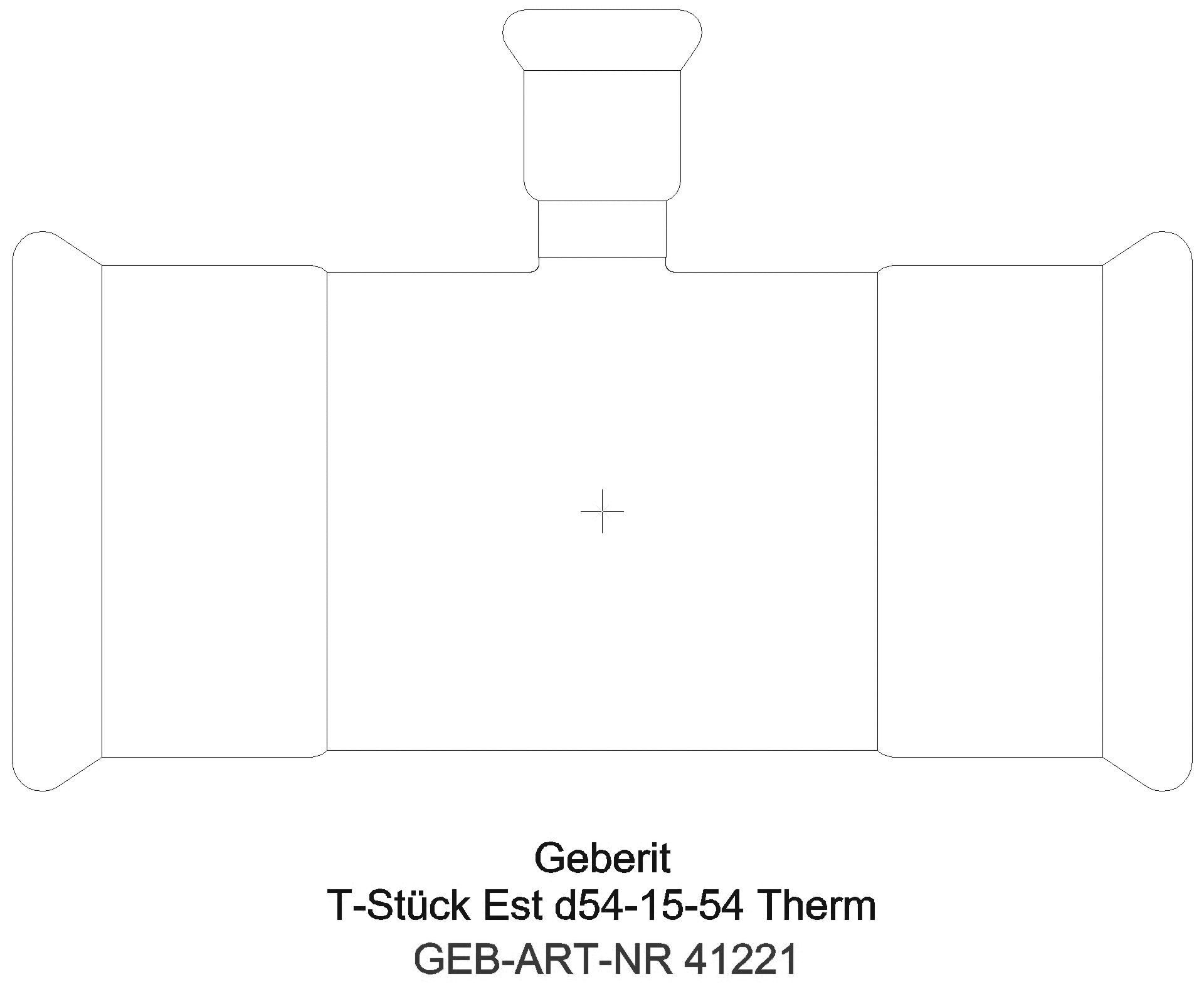 GE Mapress Therm T-Stück reduziert d42-35-42_41221_a