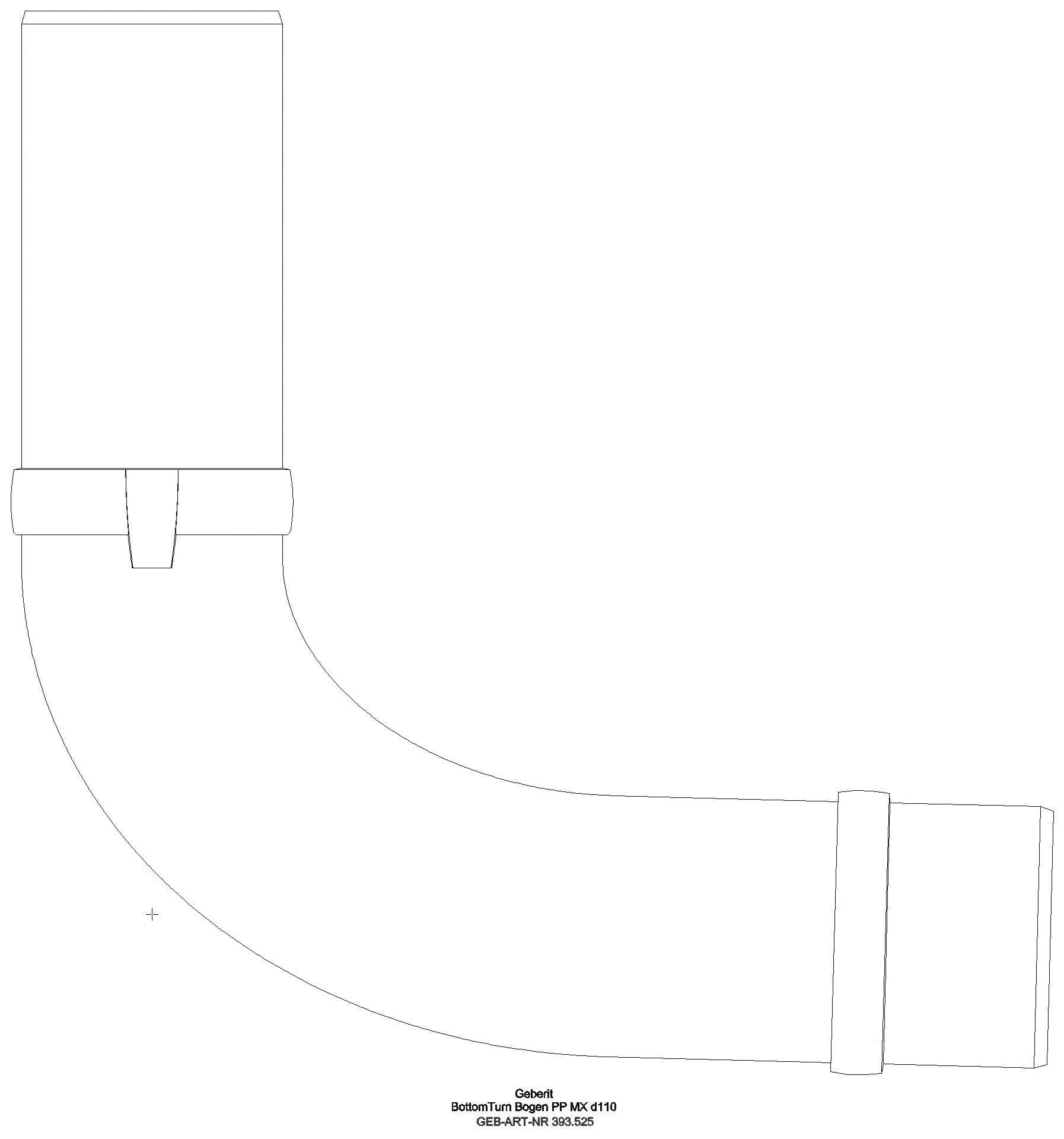 GE Silent-Pro BottomTurn Bogen 87,5Gr d110mm_393525141_l