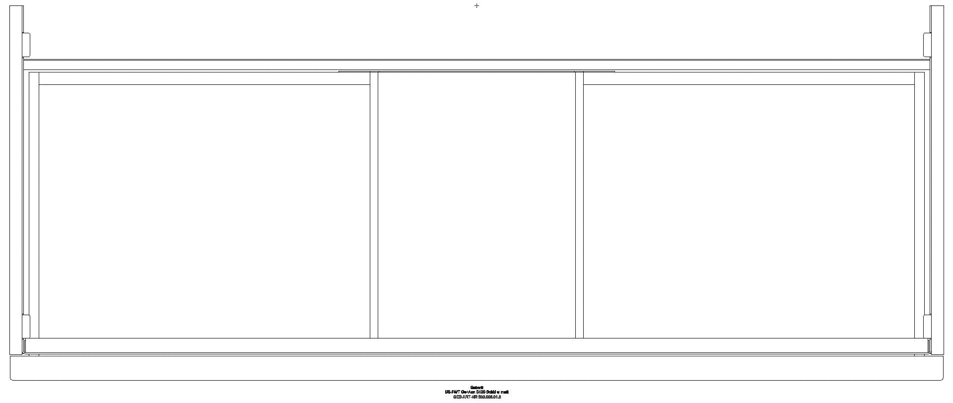 Acanto US für WT B:120cm, 1 Schubl. 1 i.Schubl., weiß matt_503006013_g