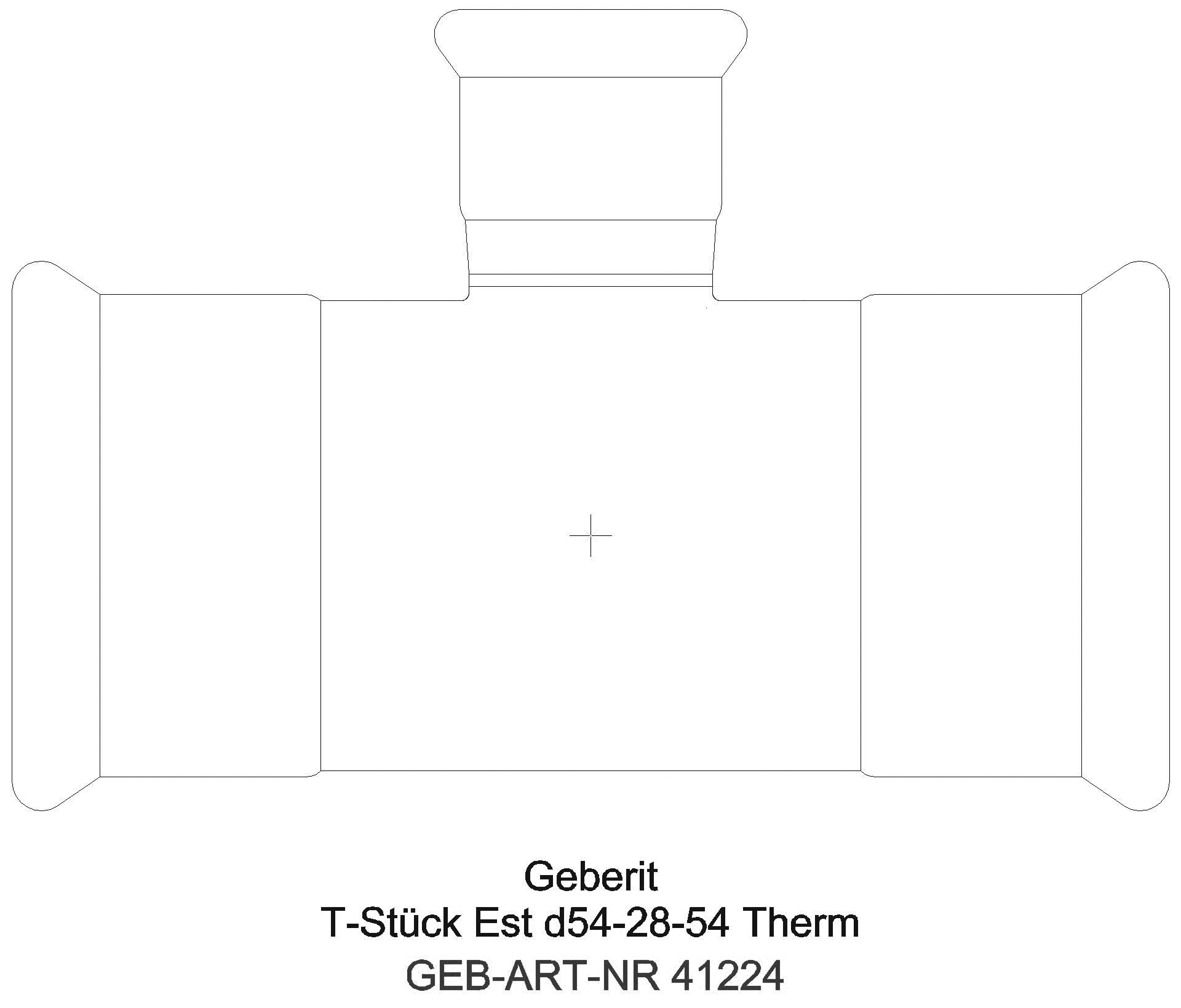 GE Mapress Therm T-Stück reduziert d54-15-54_41224_a