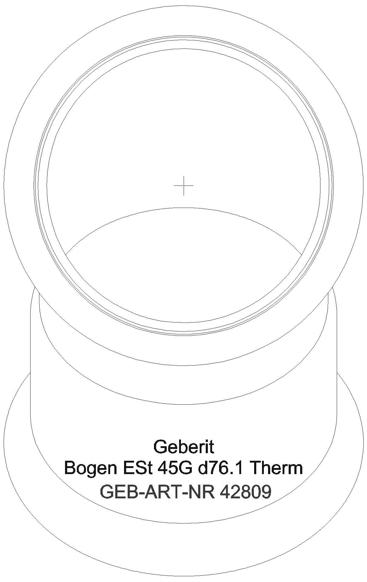 GE Mapress Therm Bogen 45Gr d76,1 _42809_a