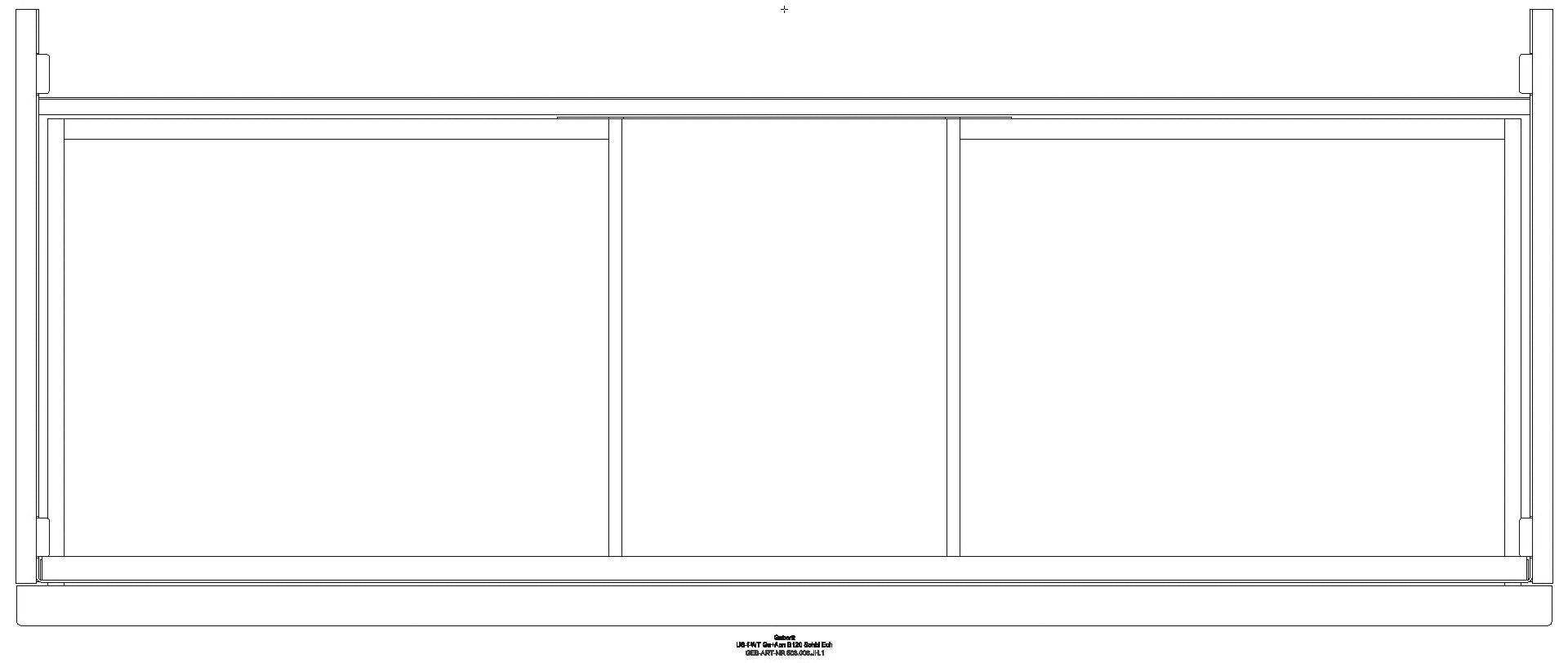Acanto US für WT B:120cm, 1 Schubl. 1 i.Schubl., Eiche_503006jh1_g