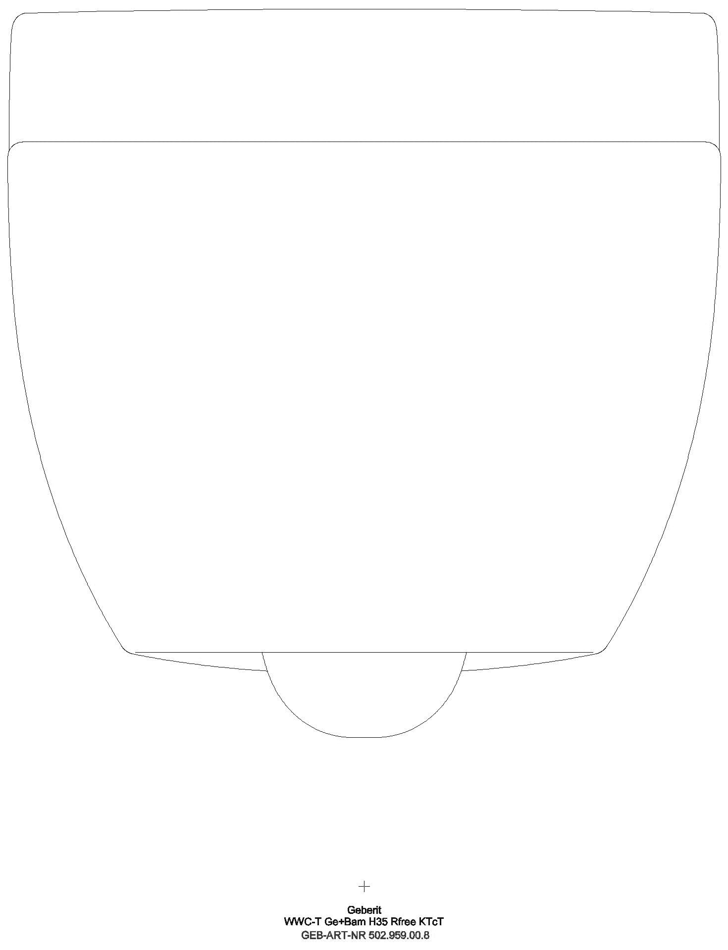 Bambini WWC für Kinder, Tiefspüler Rimfree, H:35cm, weiß, KeraTect_ge2f_502959008_a