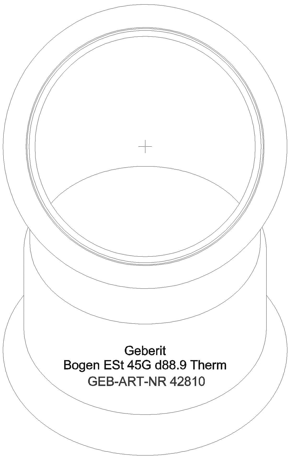 GE Mapress Therm Bogen 45Gr d88,9 _42810_a