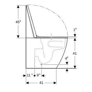GE iCon Set Stand-WC Geberit - GE iCon Set Stand-WC