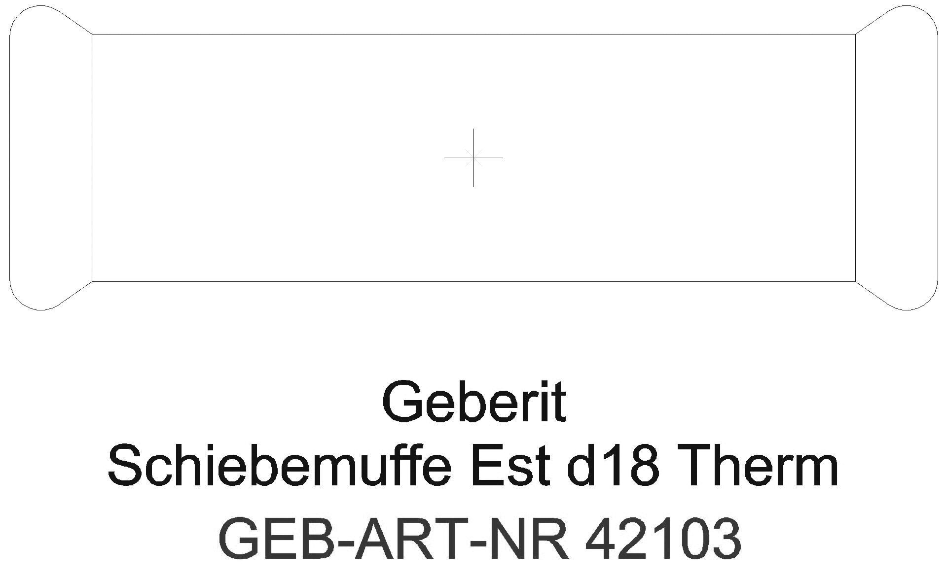 Geberit - GE Mapress Therm Schiebemuffe d18 _42103_l