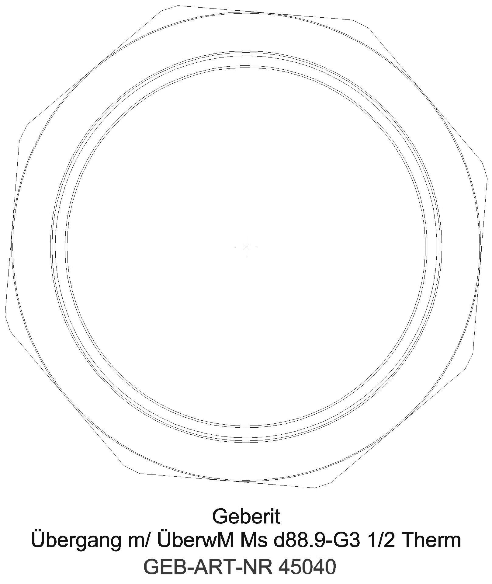 GE Mapress Therm Übergang mit Überwurfmutter d76,1-G3_45040_l