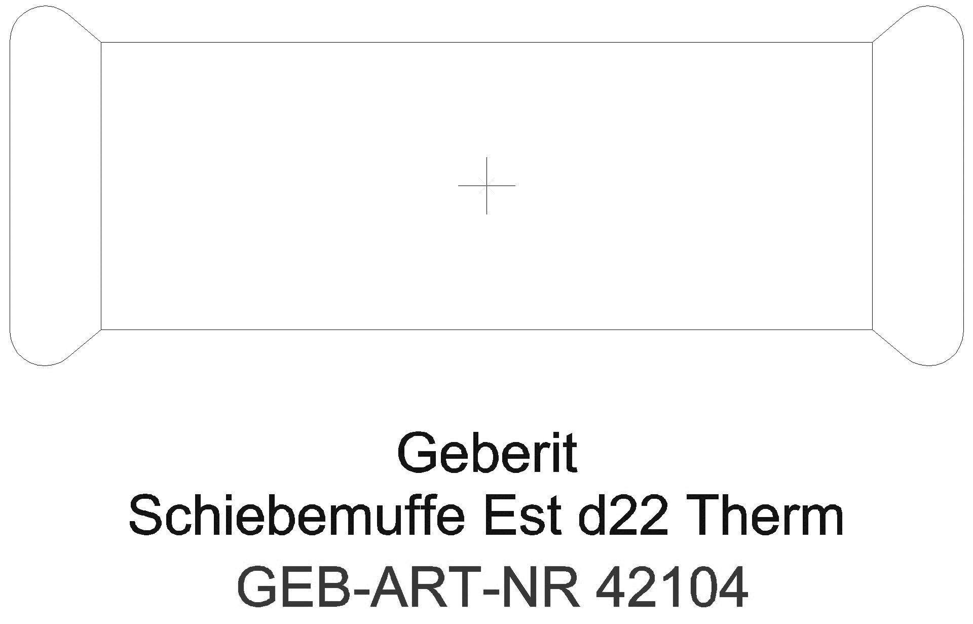 Geberit - GE Mapress Therm Schiebemuffe d22 _42104_l