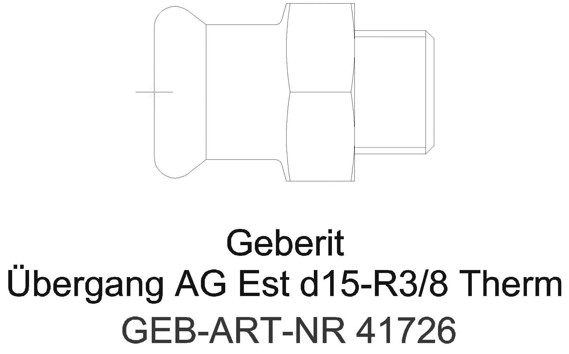 Geberit - GE Mapress Therm Übergang mit AG d88,9-R3_41726_g