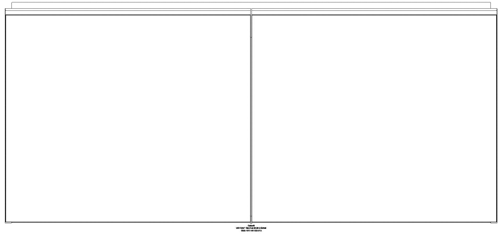 Geberit - Acanto Unterschrank für Doppel-WT 2 Schubladen, 119x53,5x47,6cm, schwarz_ge2f_500613161_a