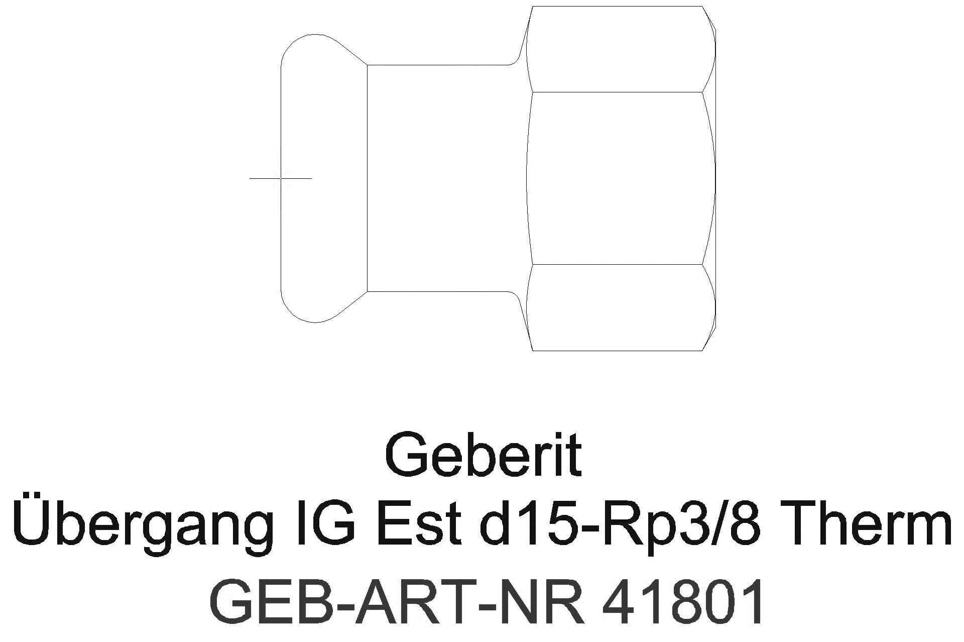GE Mapress Therm Übergang mit IG d15-R3/8_41801_g