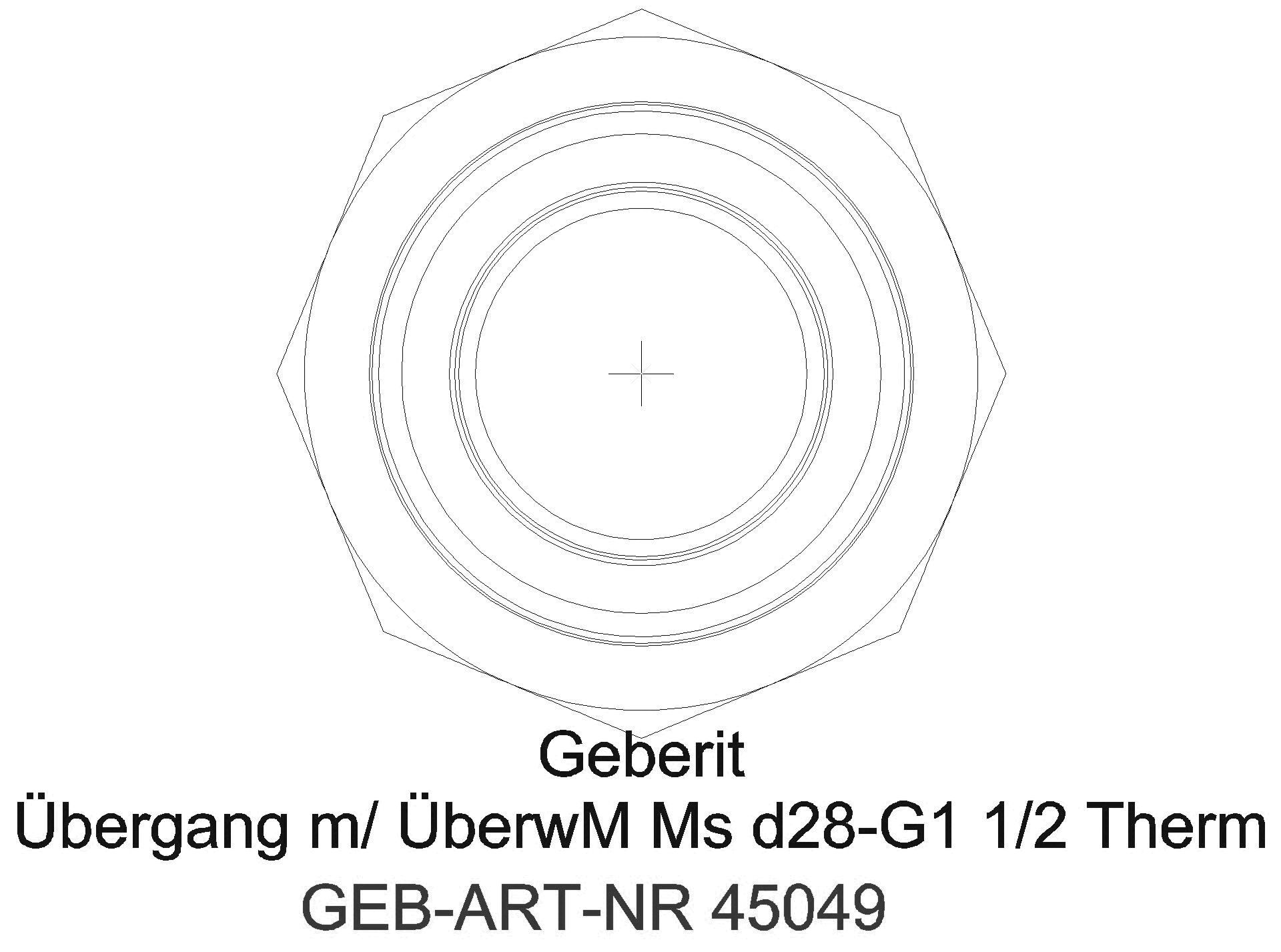 GE Mapress Therm Übergang mit Überwurfmutter d22-G1 1/4_45049_l