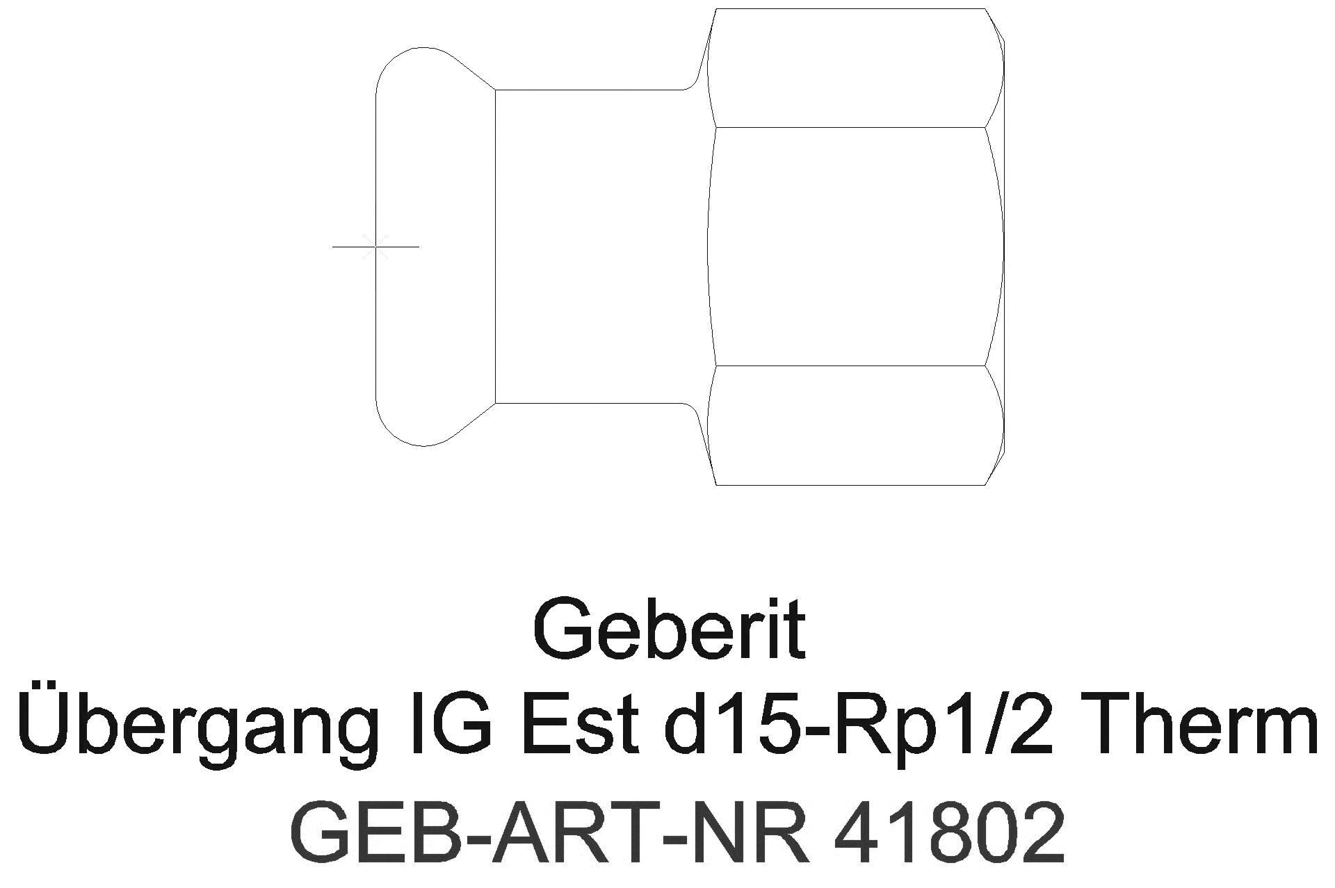GE Mapress Therm Übergang mit IG d15-Rp3/8_41802_g