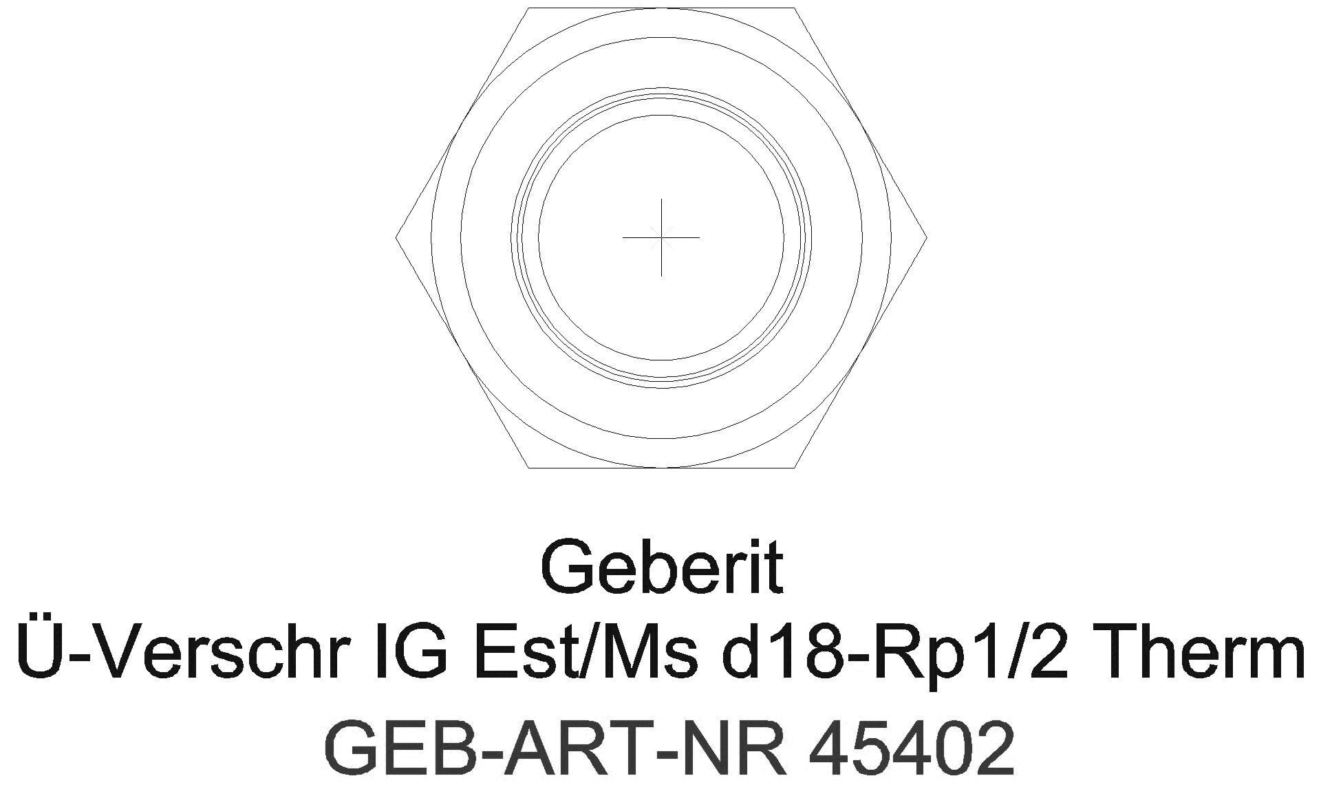 Geberit - GE Mapress Therm Übergangsverschr. mit Überwurfmutter d28-G1 1/2_45402_l