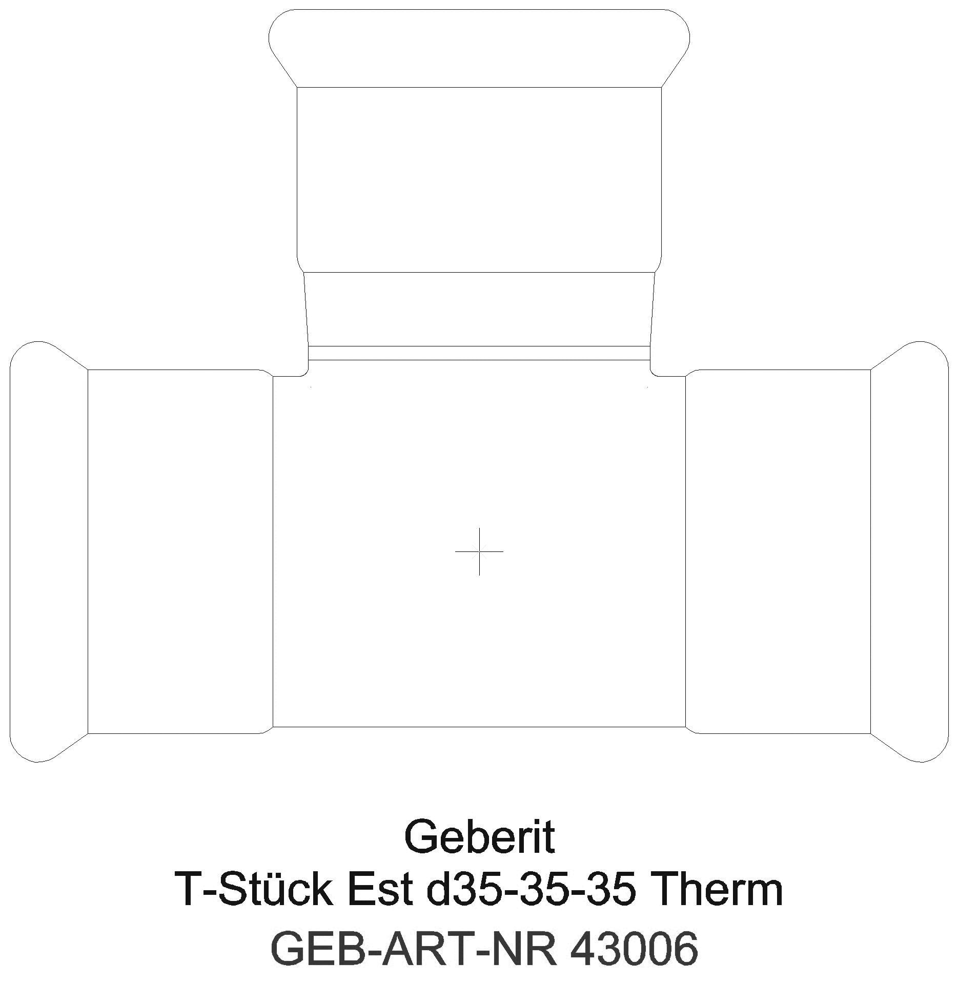 Geberit - GE Mapress Therm T-Stück egal d28-28-28_43006_a